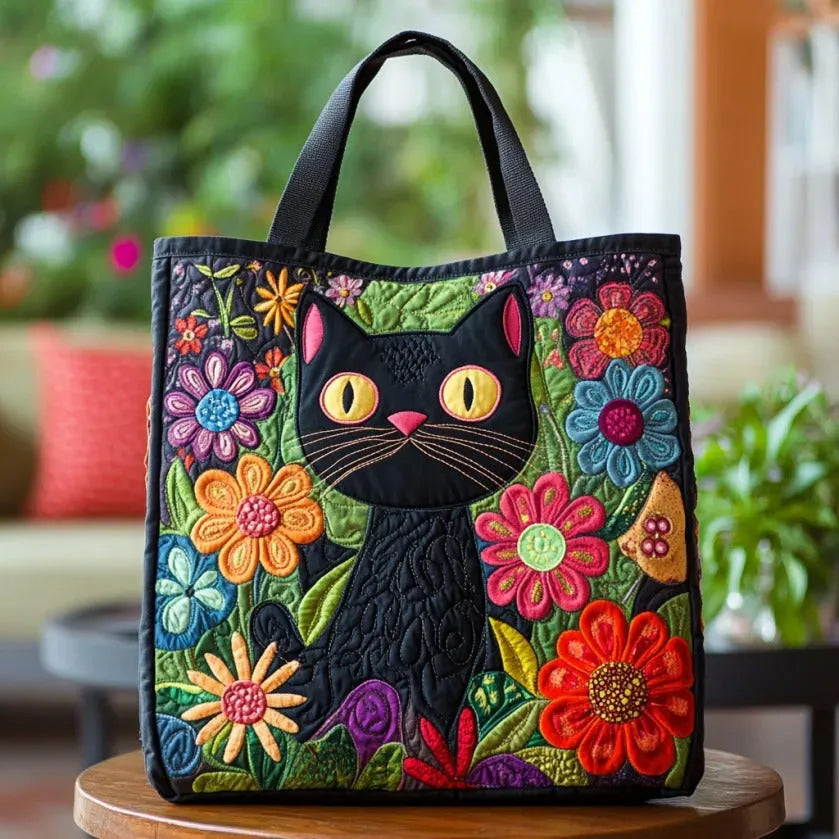 Pisica Neagră 1 | Geantă Tote din Material Oxford