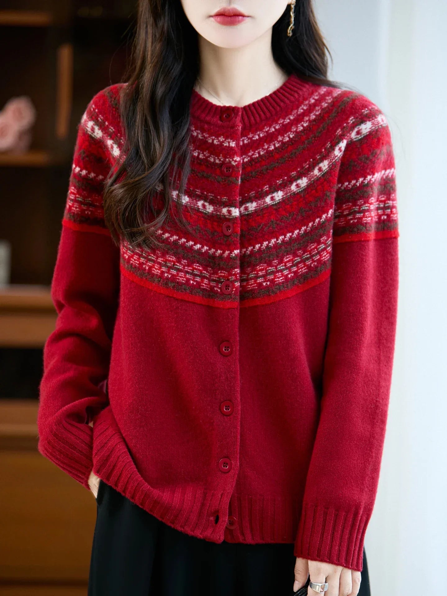 Cardigan Sigrid Fair Isle
