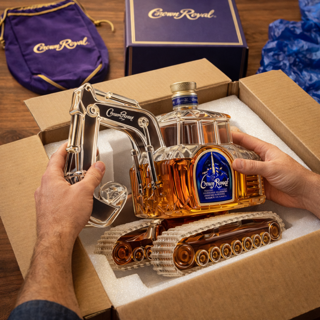 Whisky Sticlă - Editare Excavator