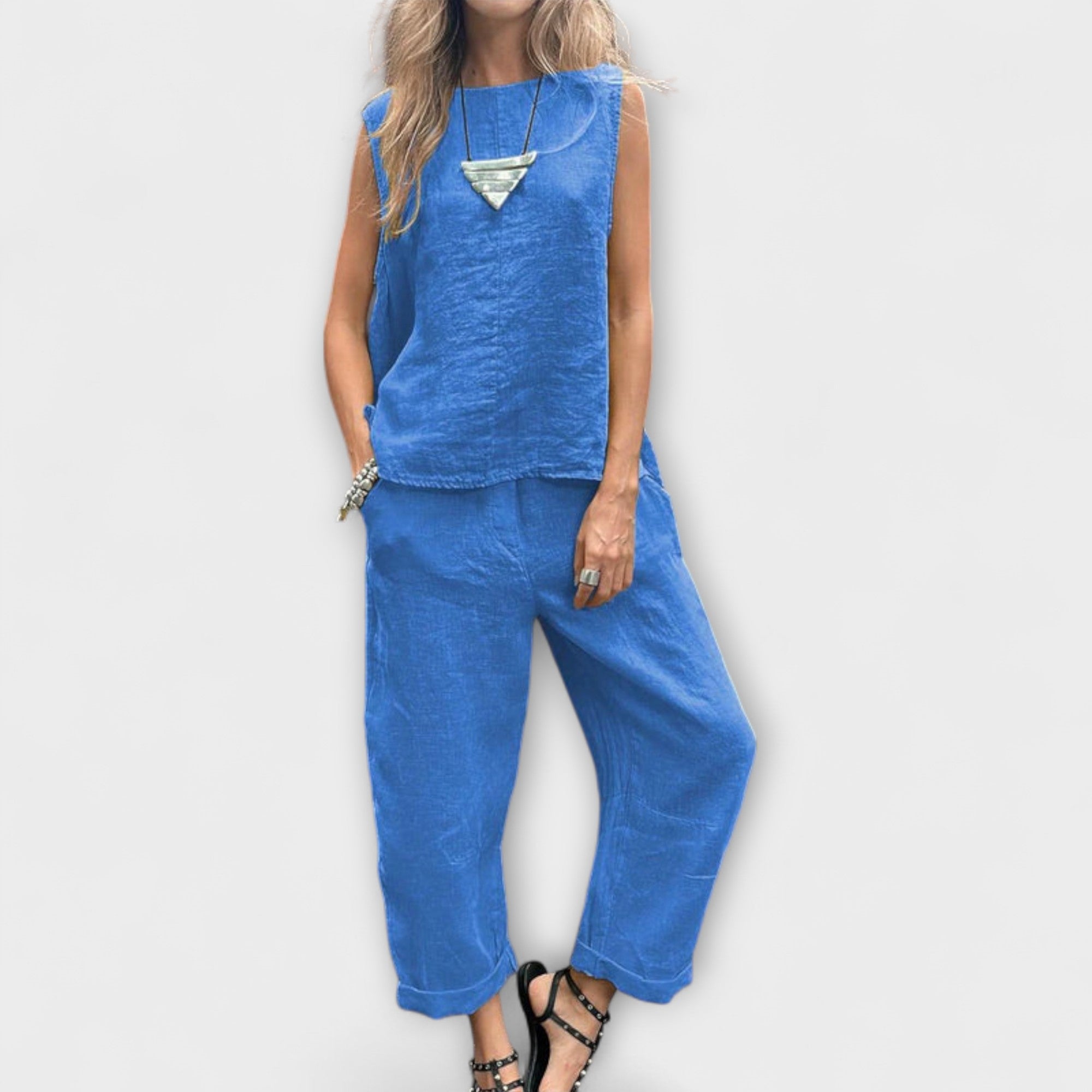 Outfit lejer din bumbac și in