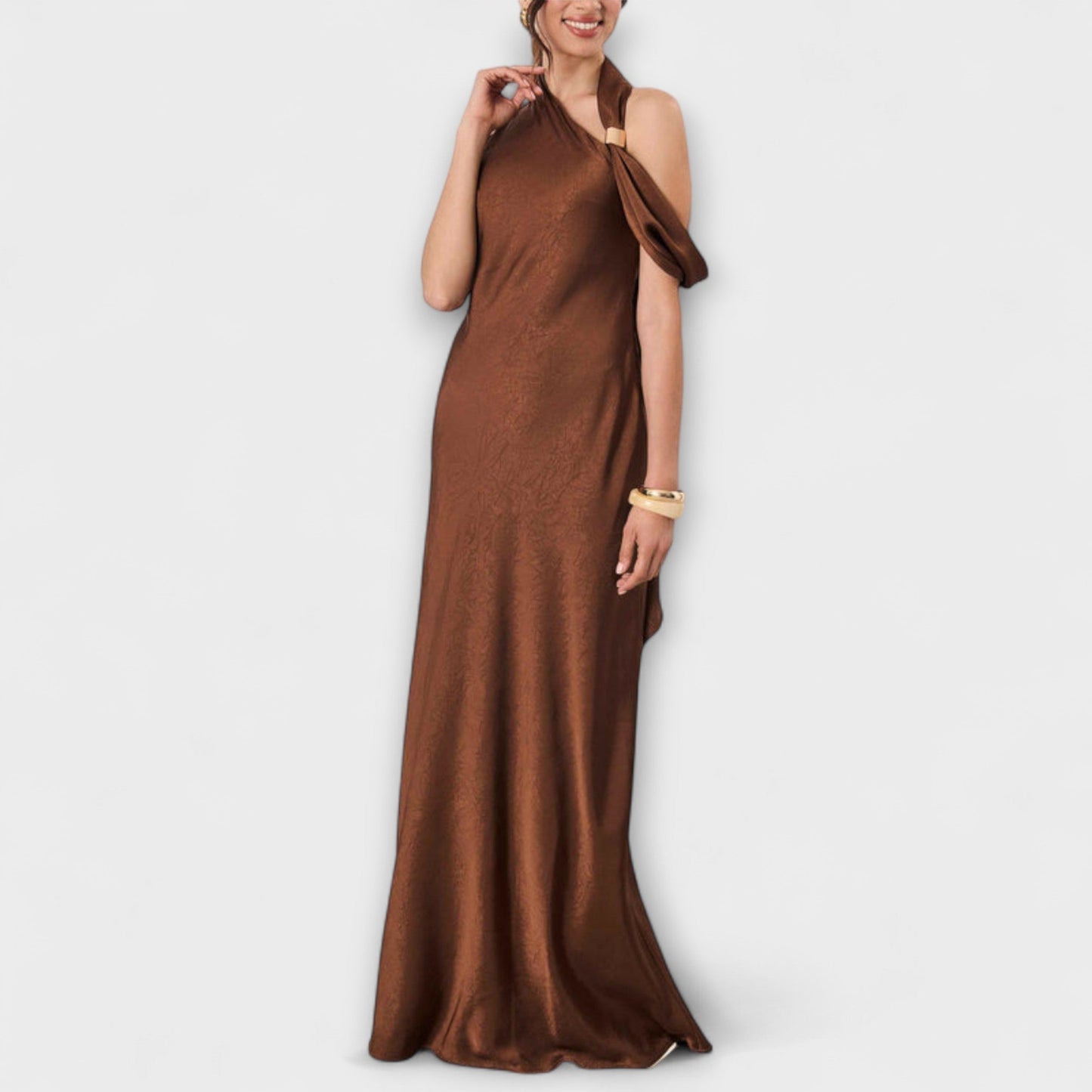Rochie Maxi Chic din Satin