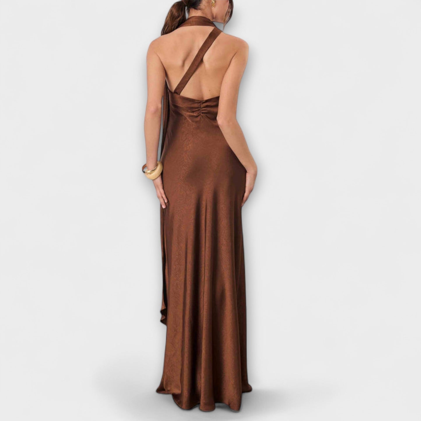 Rochie Maxi Chic din Satin