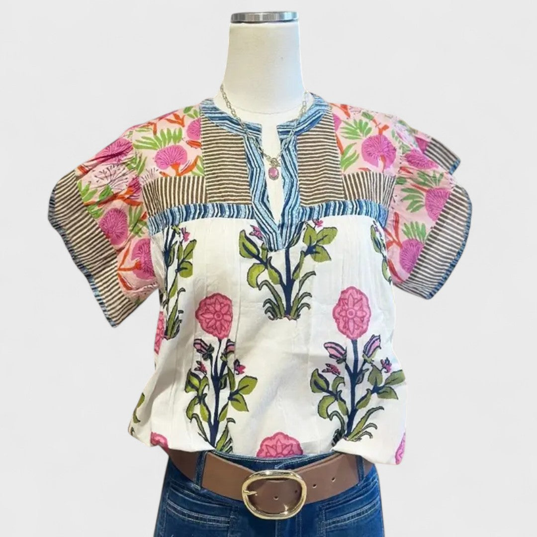 Bluză Boho Brodată