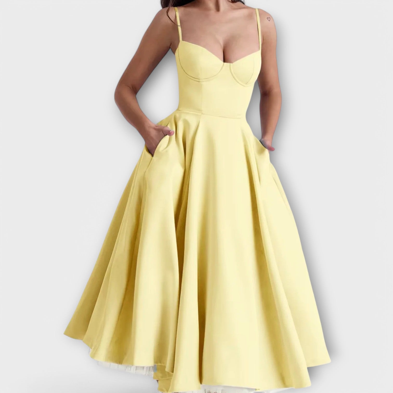 Mélie – Rochie de vară ușoară cu detaliu de corset