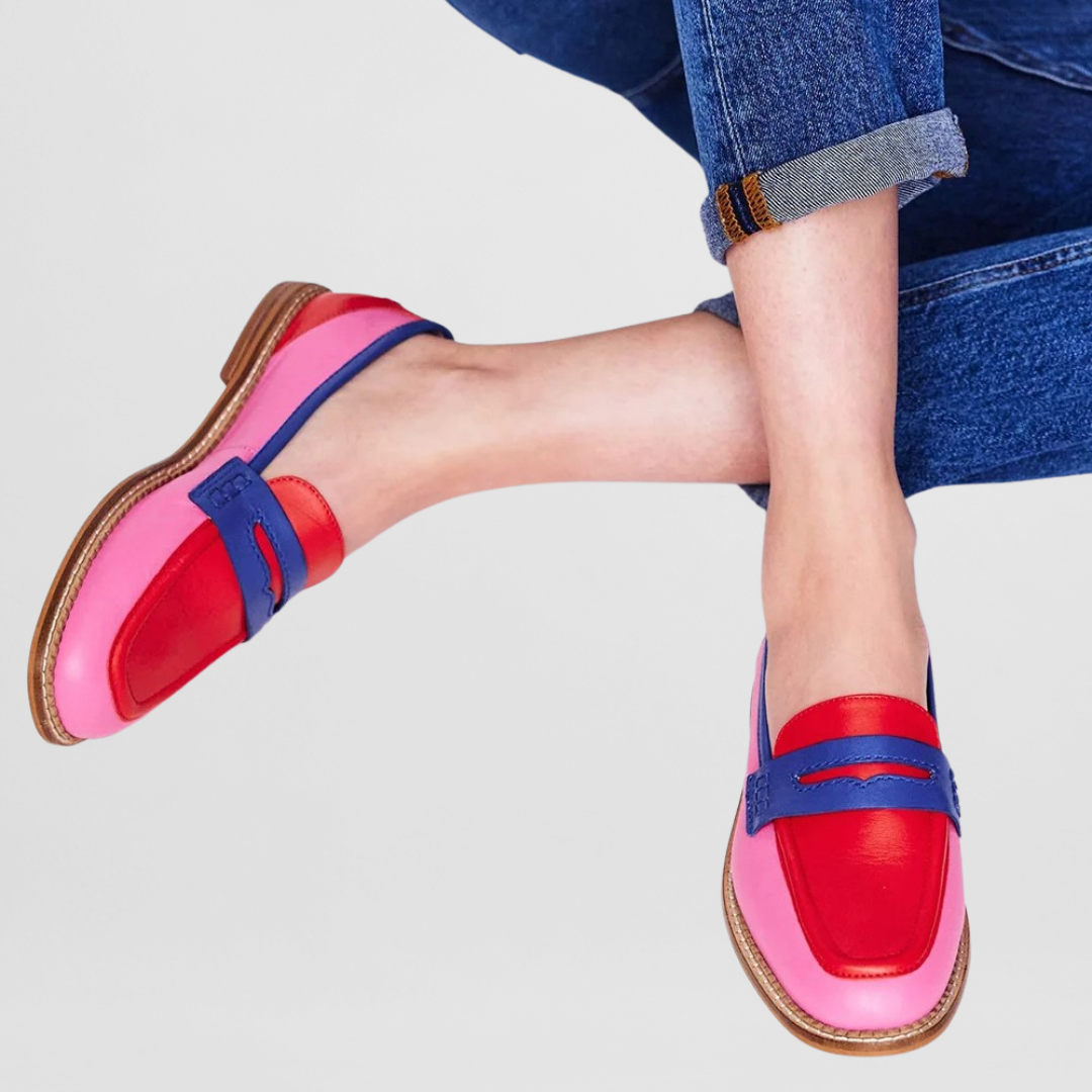 Markéta Mocasini Eleganți Confortabili Universali Din Piele
