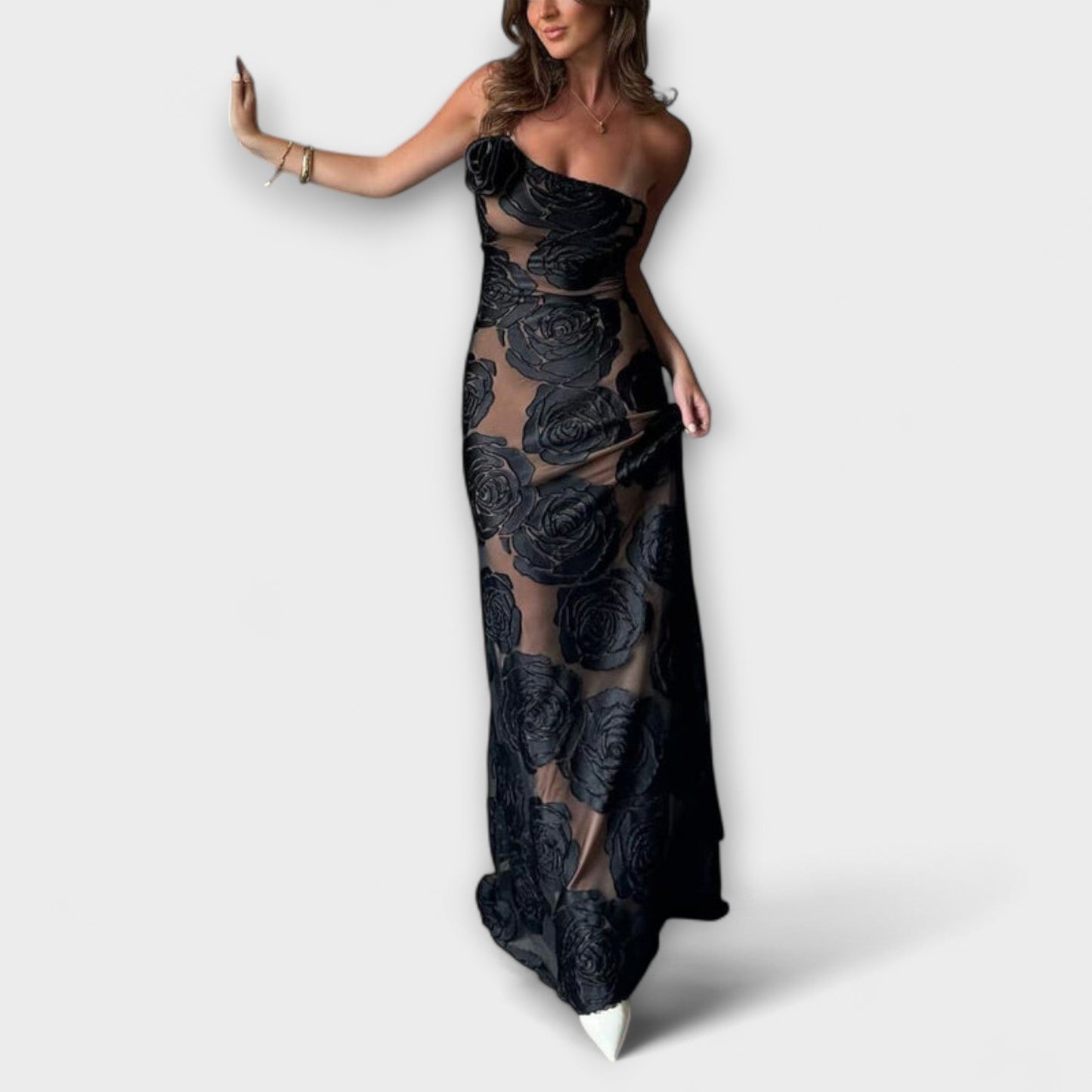 Rochie Maxi cu Flori