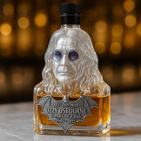 Eternizat în sticlă — sticlă de whisky în cinstea lui Ozzy Osbourne