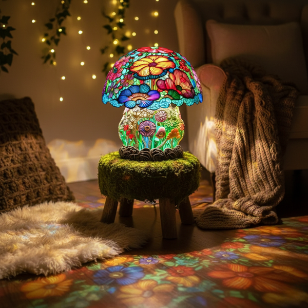 Lampă ciupercă înghețată