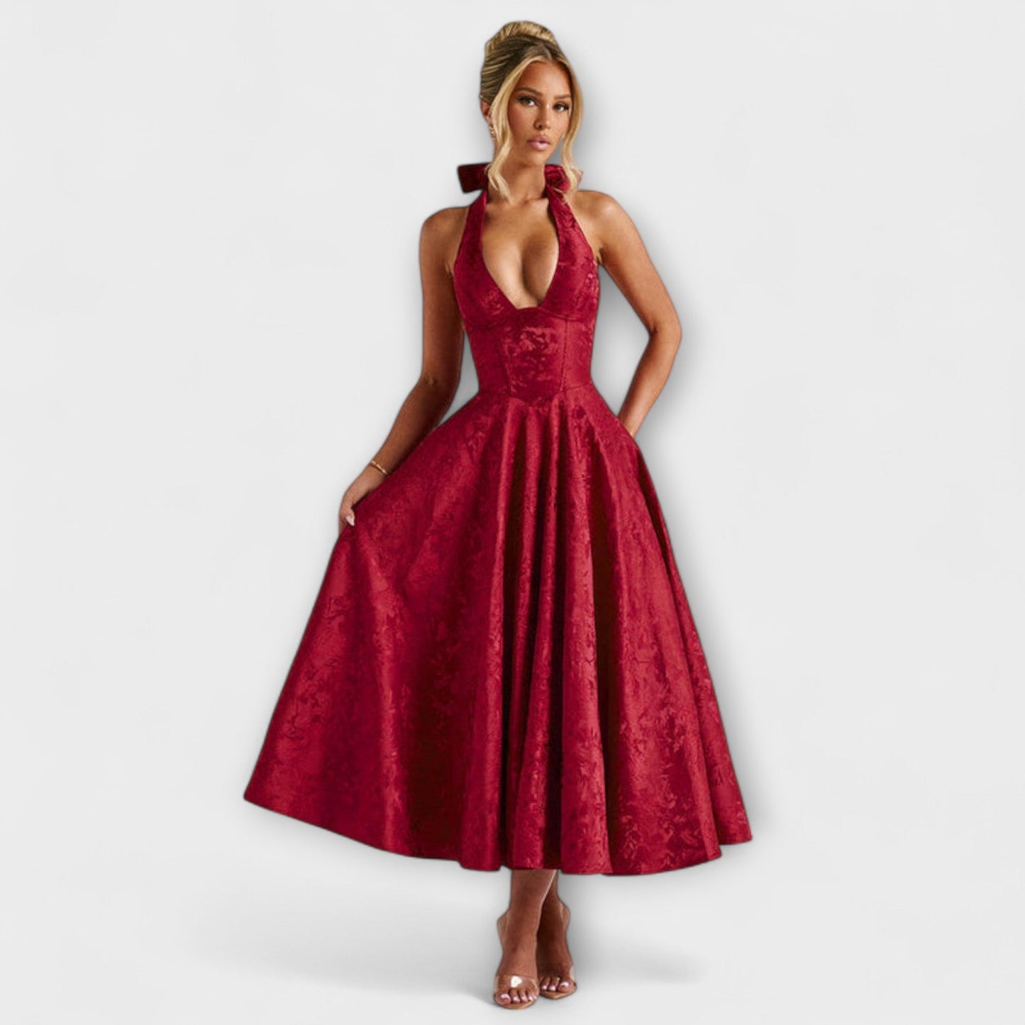 Rochie Midi Fermecătoare