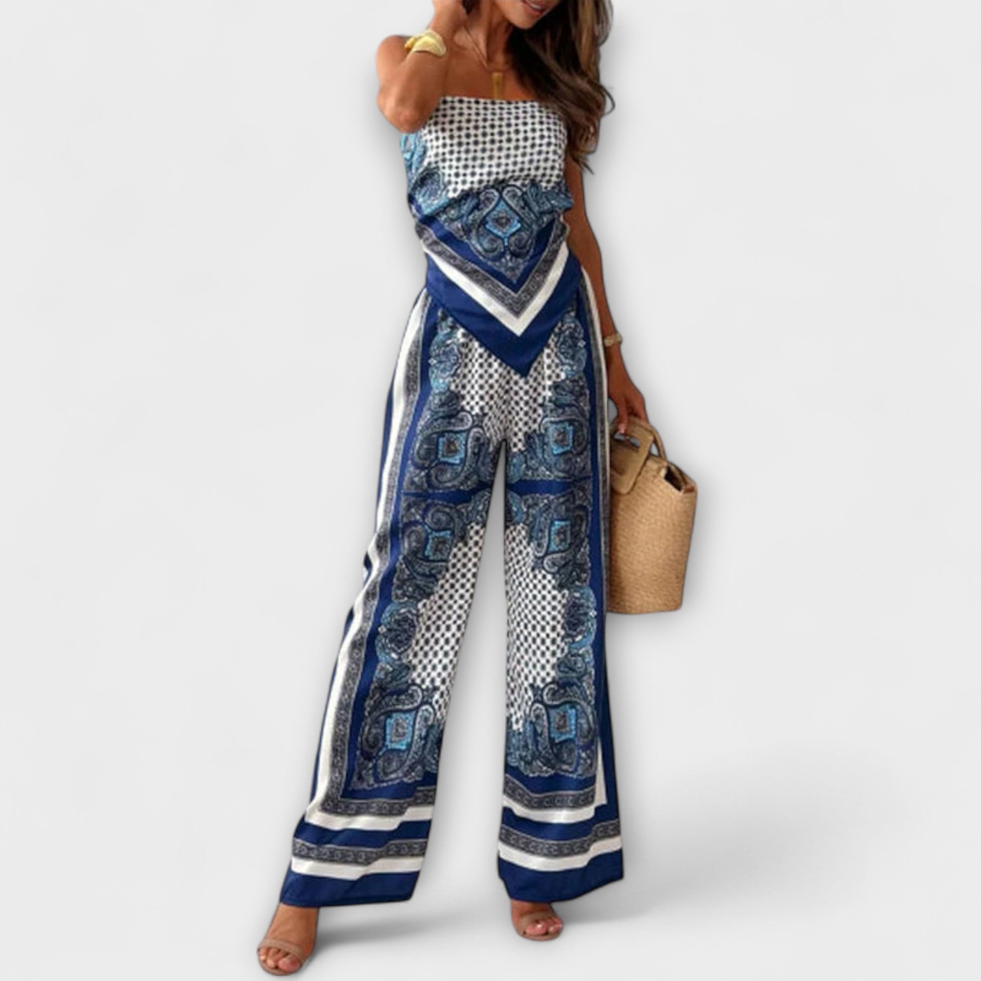 Set elegant de vestă și pantaloni