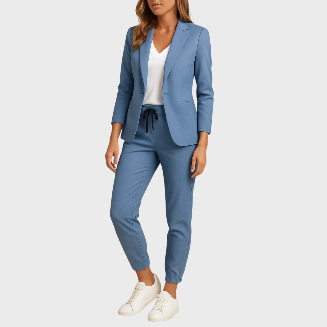 Set confortabil de sacou și pantaloni