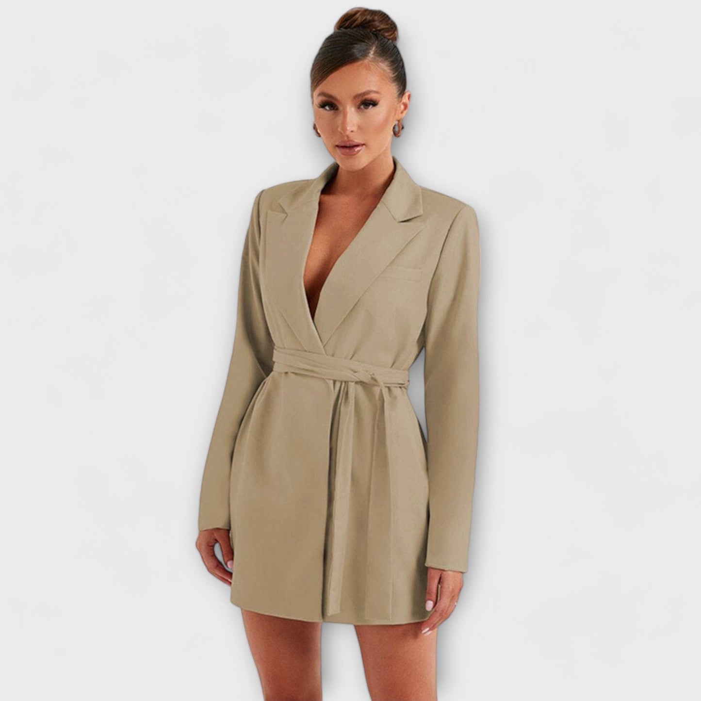 Rochie blazer cu decolteu în V