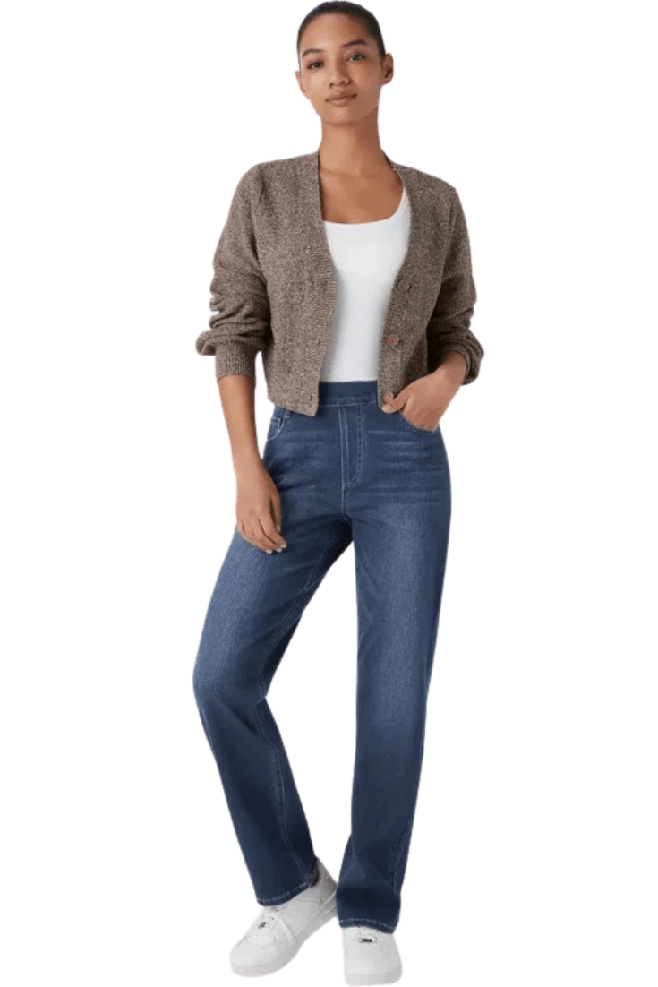 Karolína Elegant Pantaloni Elastici cu Talie Înaltă Confortabili