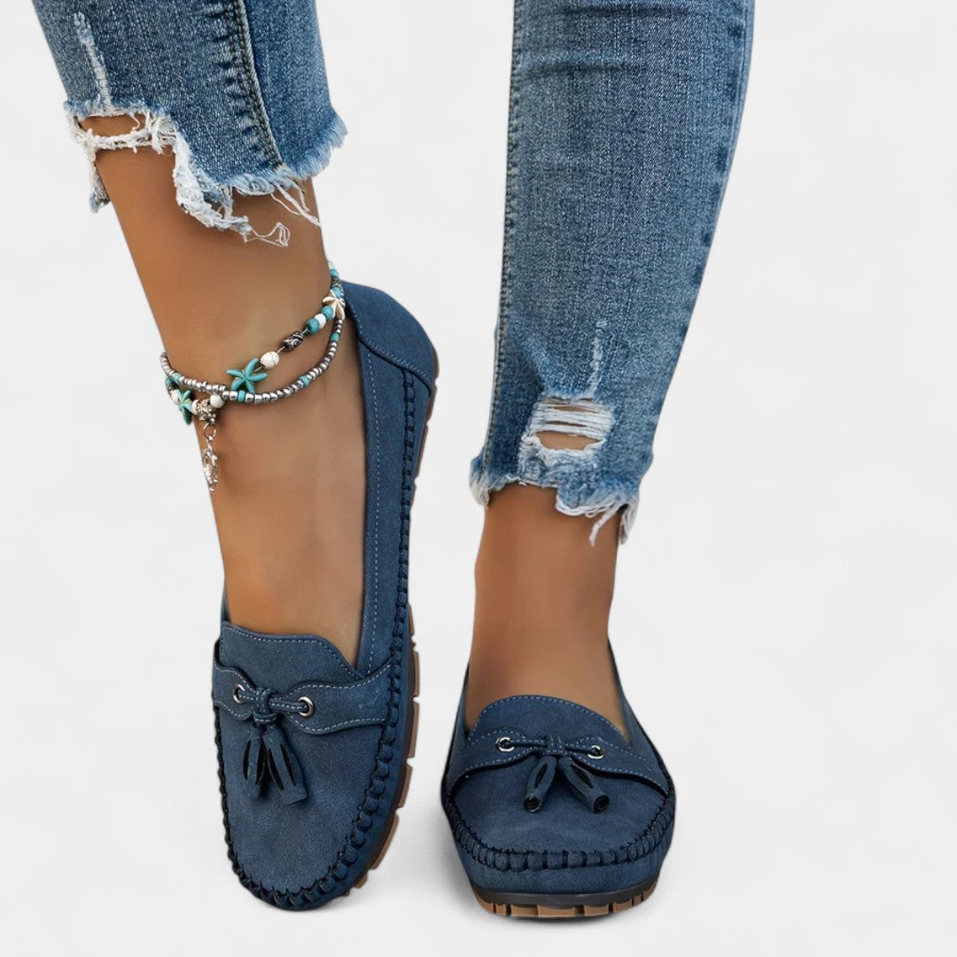 Mocasi eleganți cu franjuri