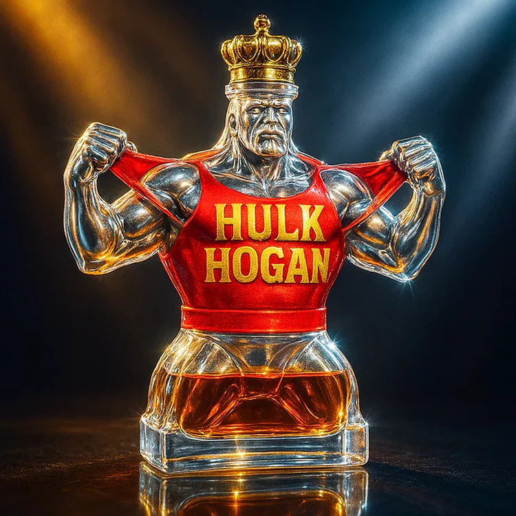 1953-2025 HULK HOGAN Sticlă Comemorativă de Whisky