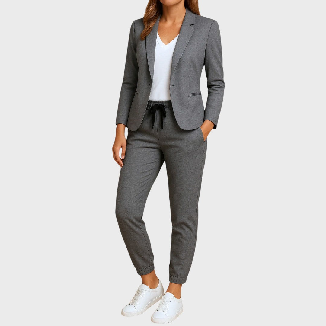 Set confortabil de sacou și pantaloni