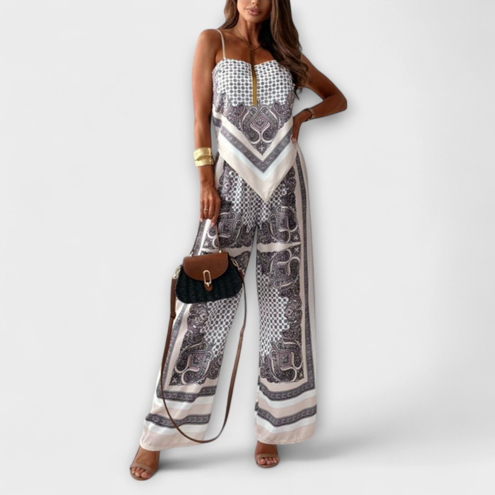 Set elegant de vestă și pantaloni