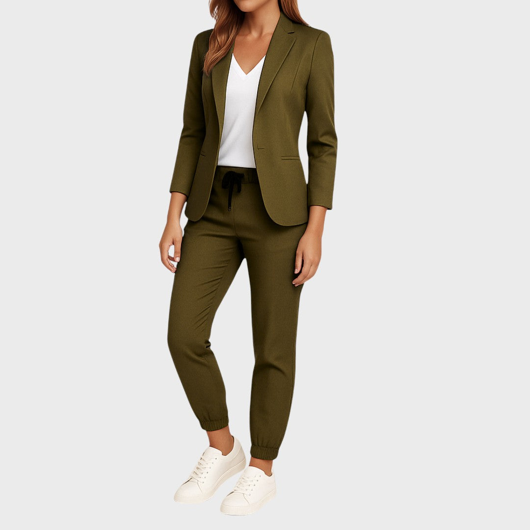 Set confortabil de sacou și pantaloni