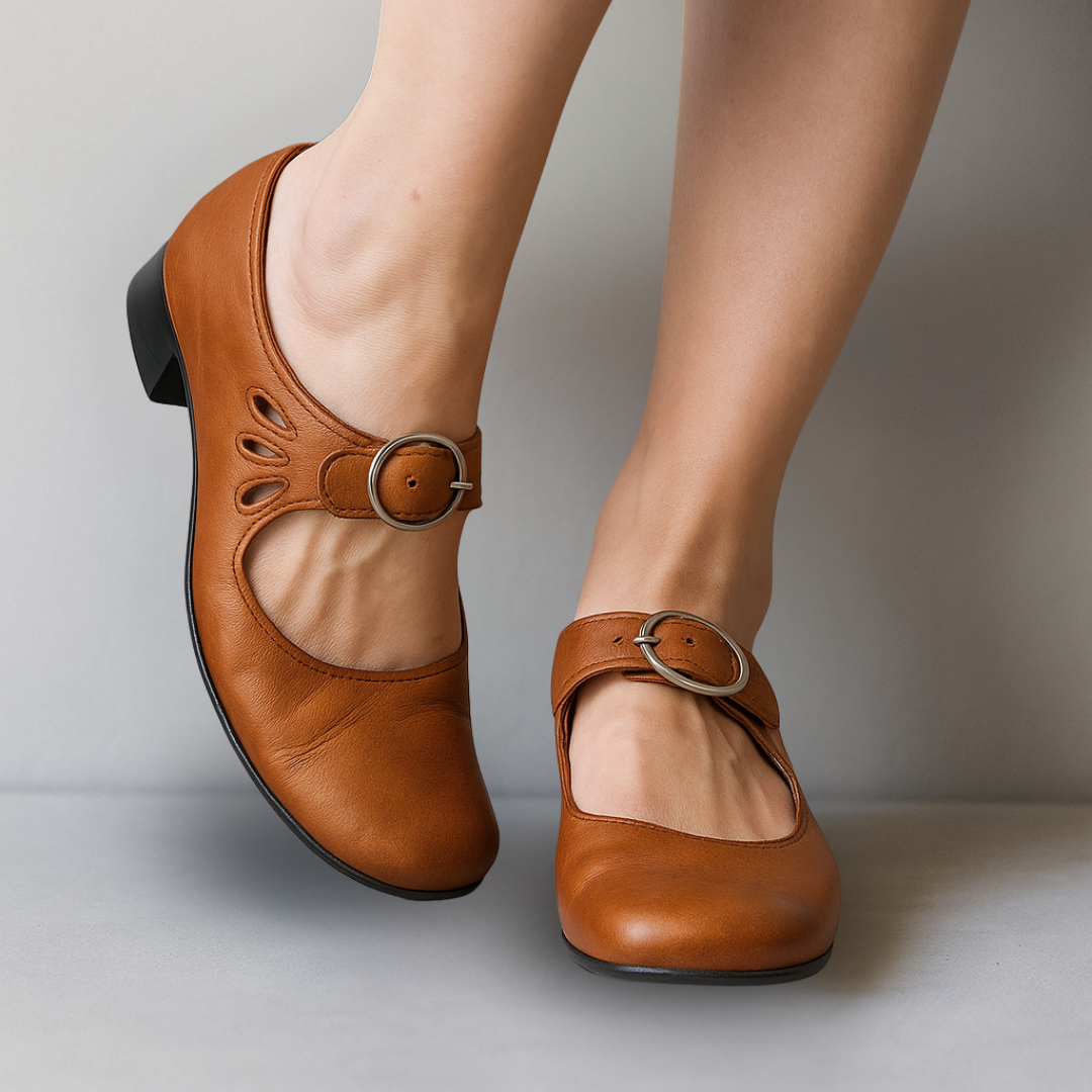 Megan - Pantofi cu Toc Ortopedici