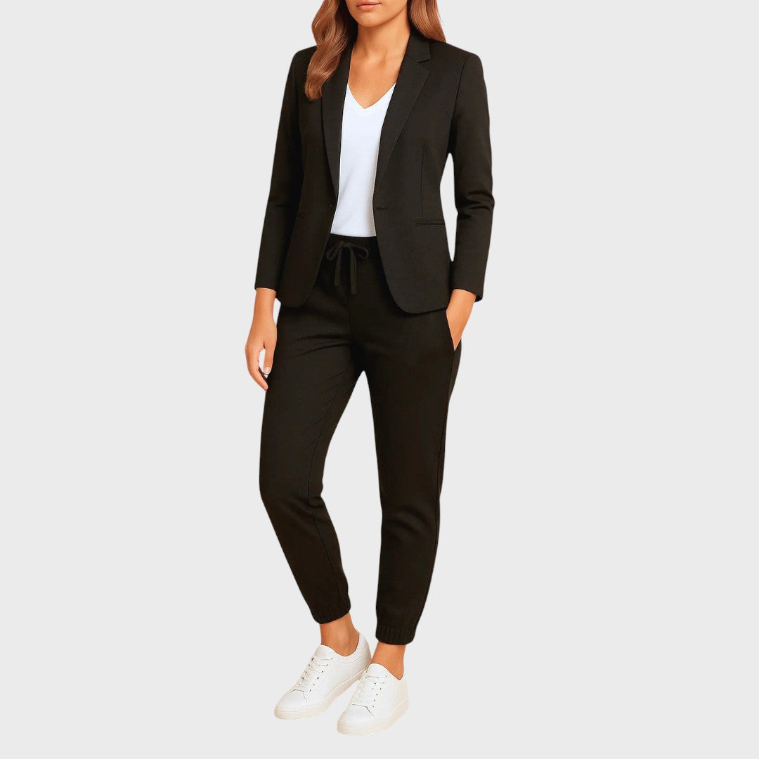 Set confortabil de sacou și pantaloni
