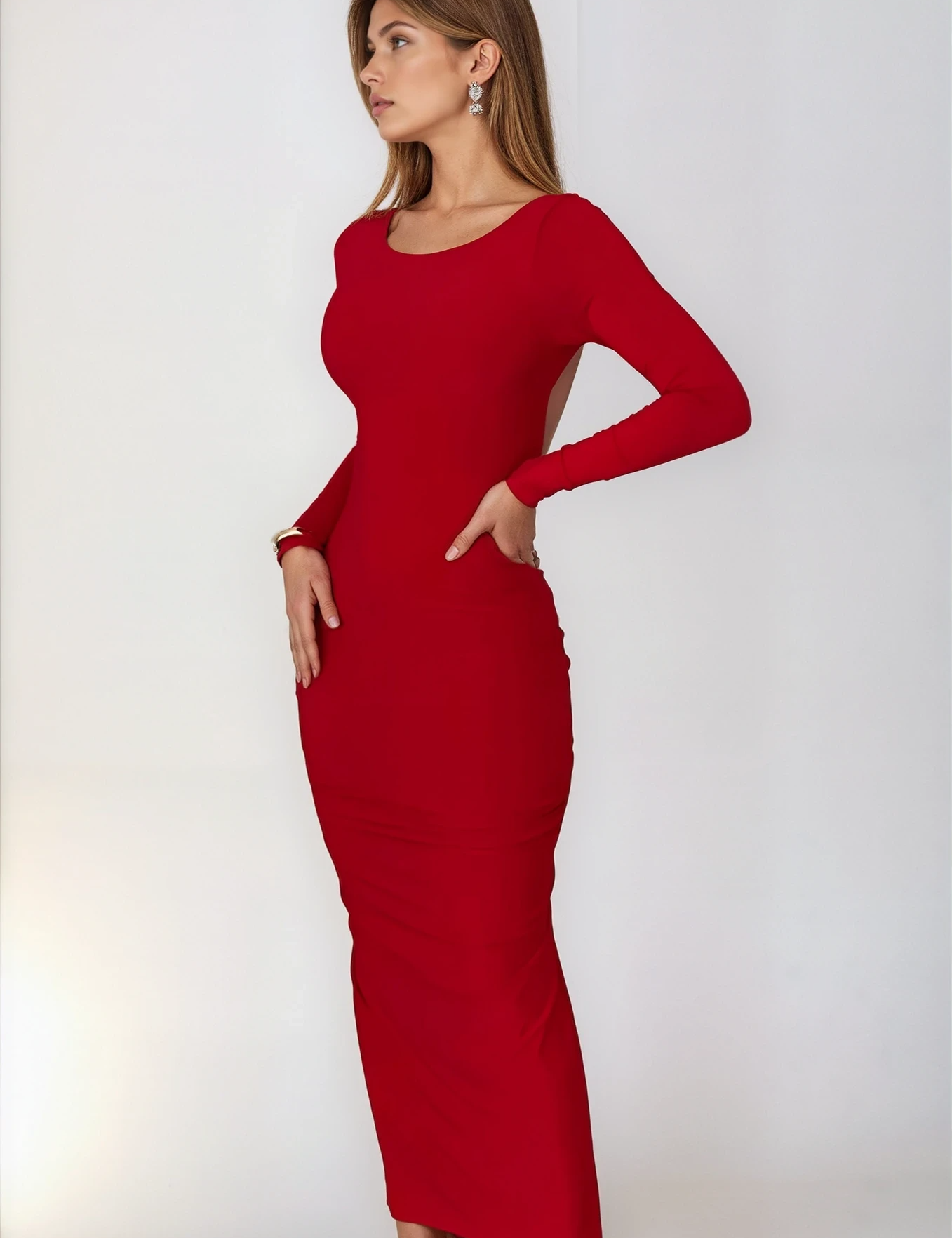 Agathe | Rochie elegantă cu spatele gol