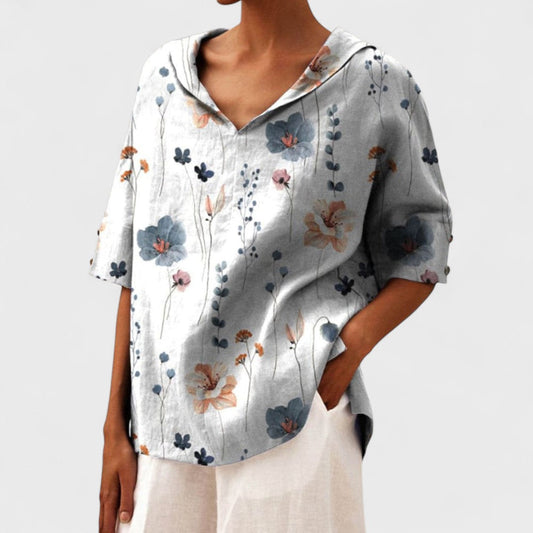 Top elegant cu decolteu în V