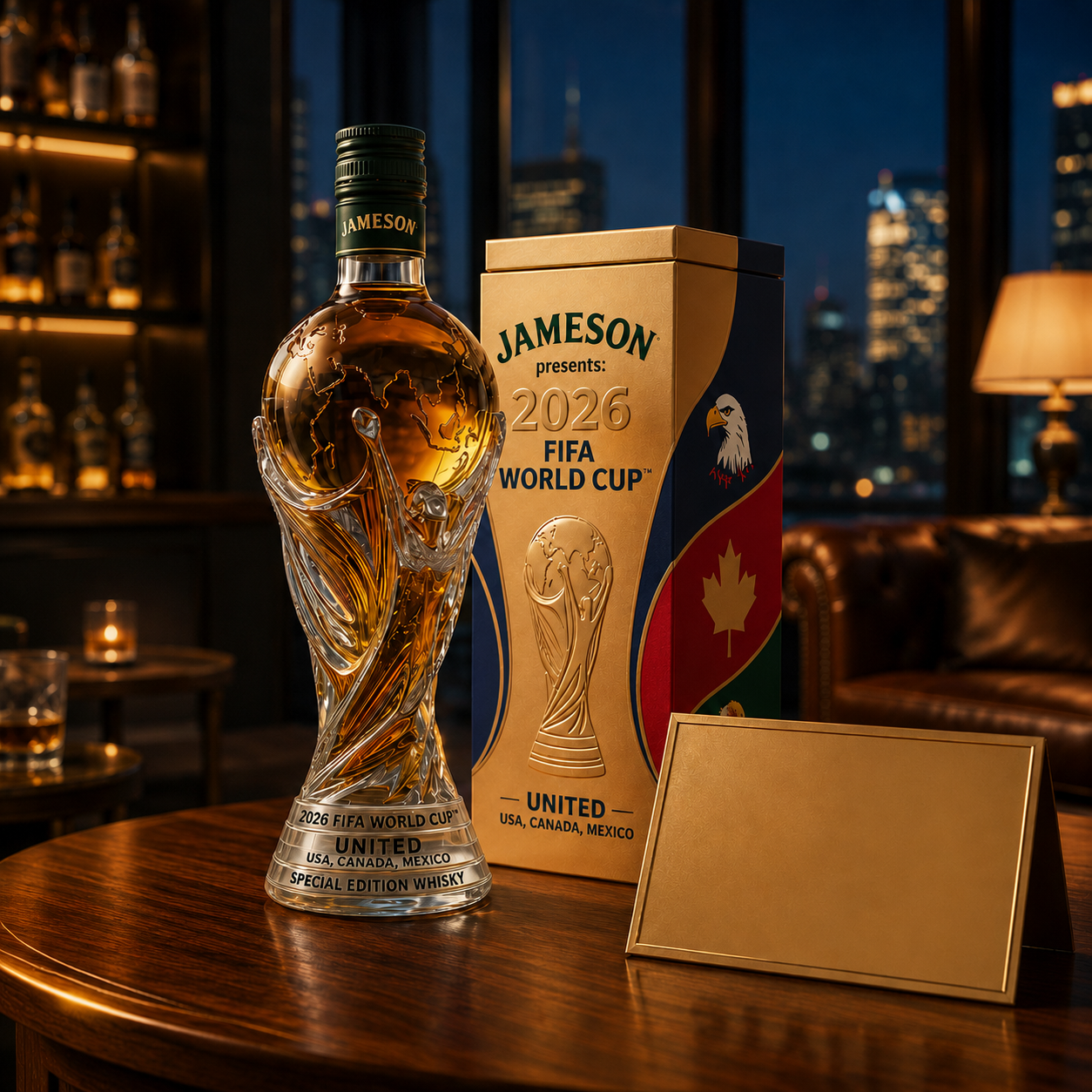 Sticlă de Whisky - Ediția Cupa Mondială 2026