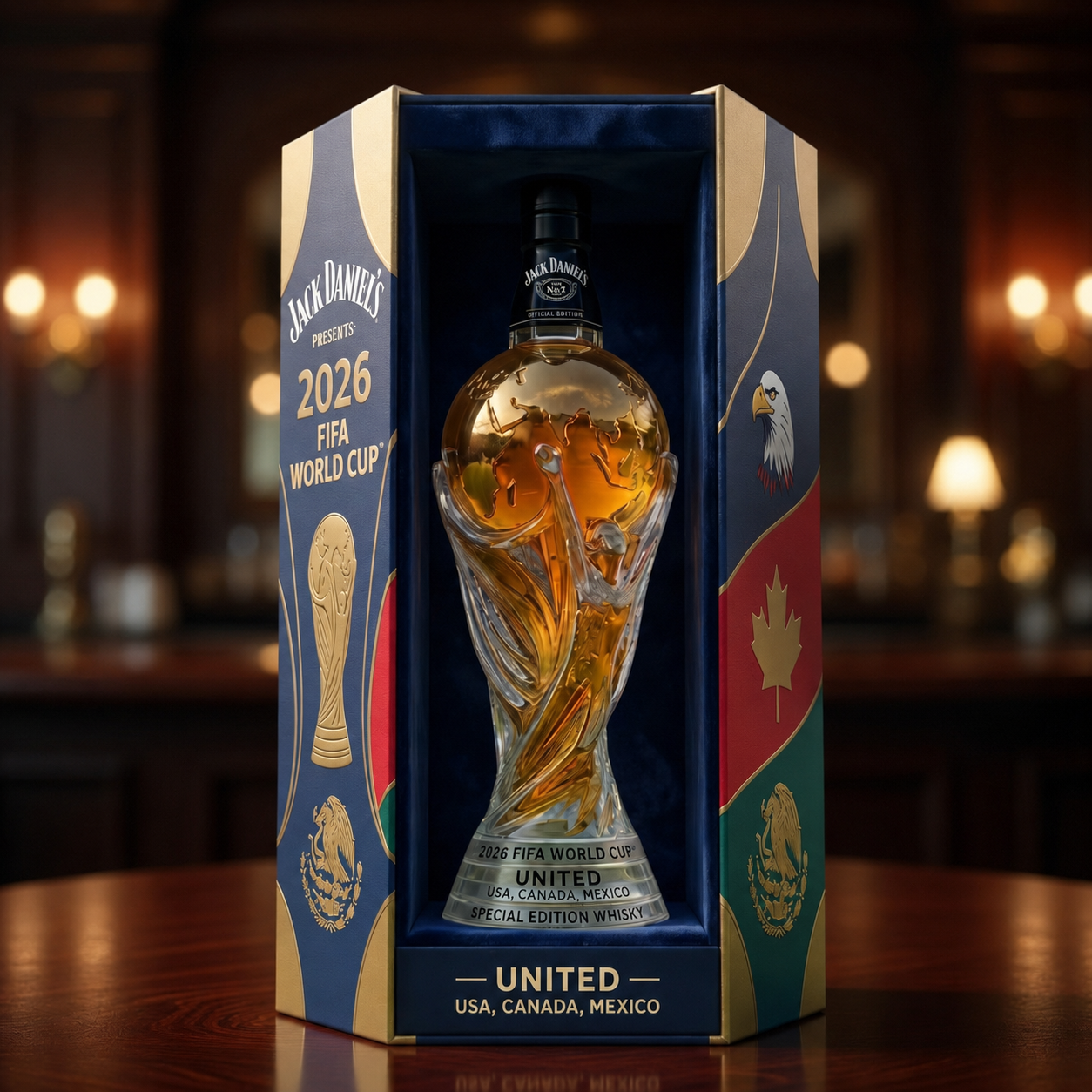 Sticlă de Whisky - Ediția Cupa Mondială 2026