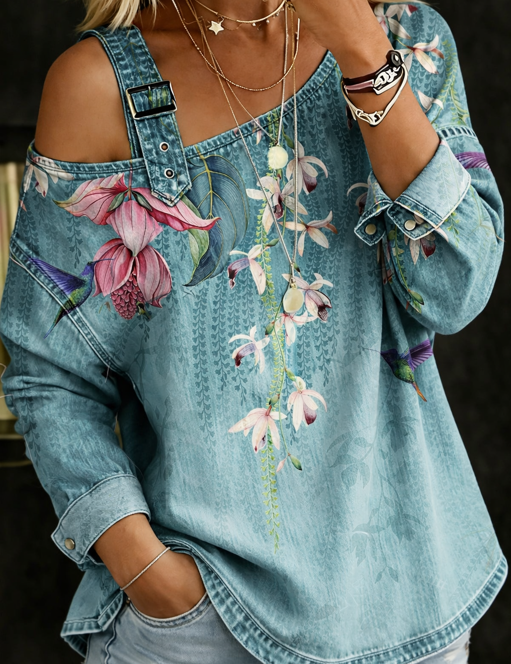 Danielle | Decolteu din Denim