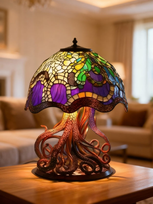 DEEPGLOW | Lampă de masă maritimă cu motiv de tentacule