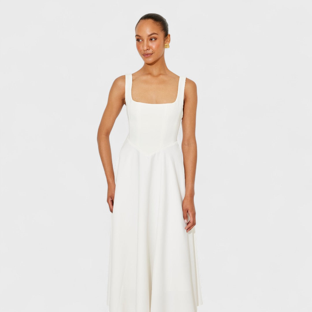 Amelia – Rochie midi fluidă fără timp