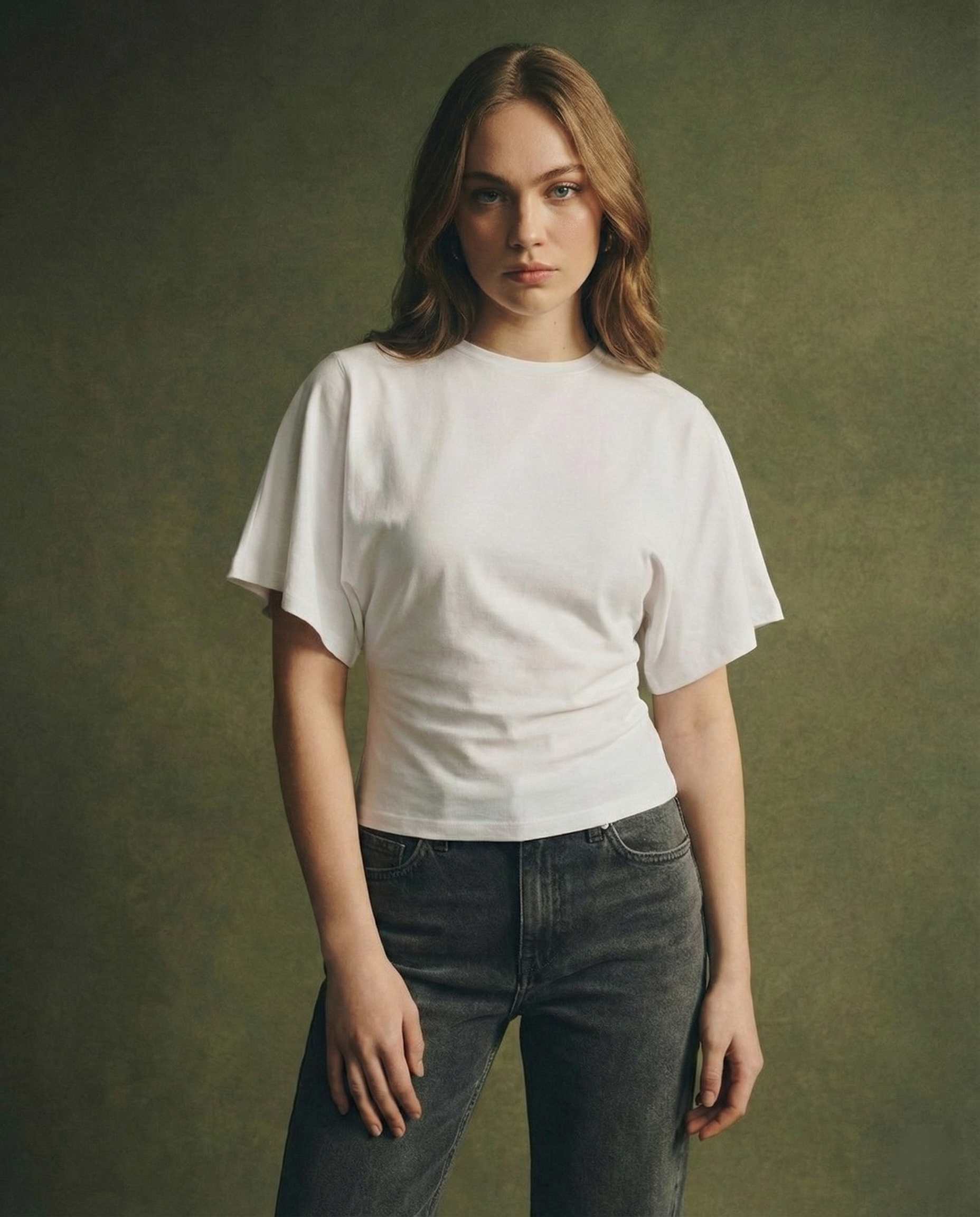 Tricou din Bumbac Arden Drape