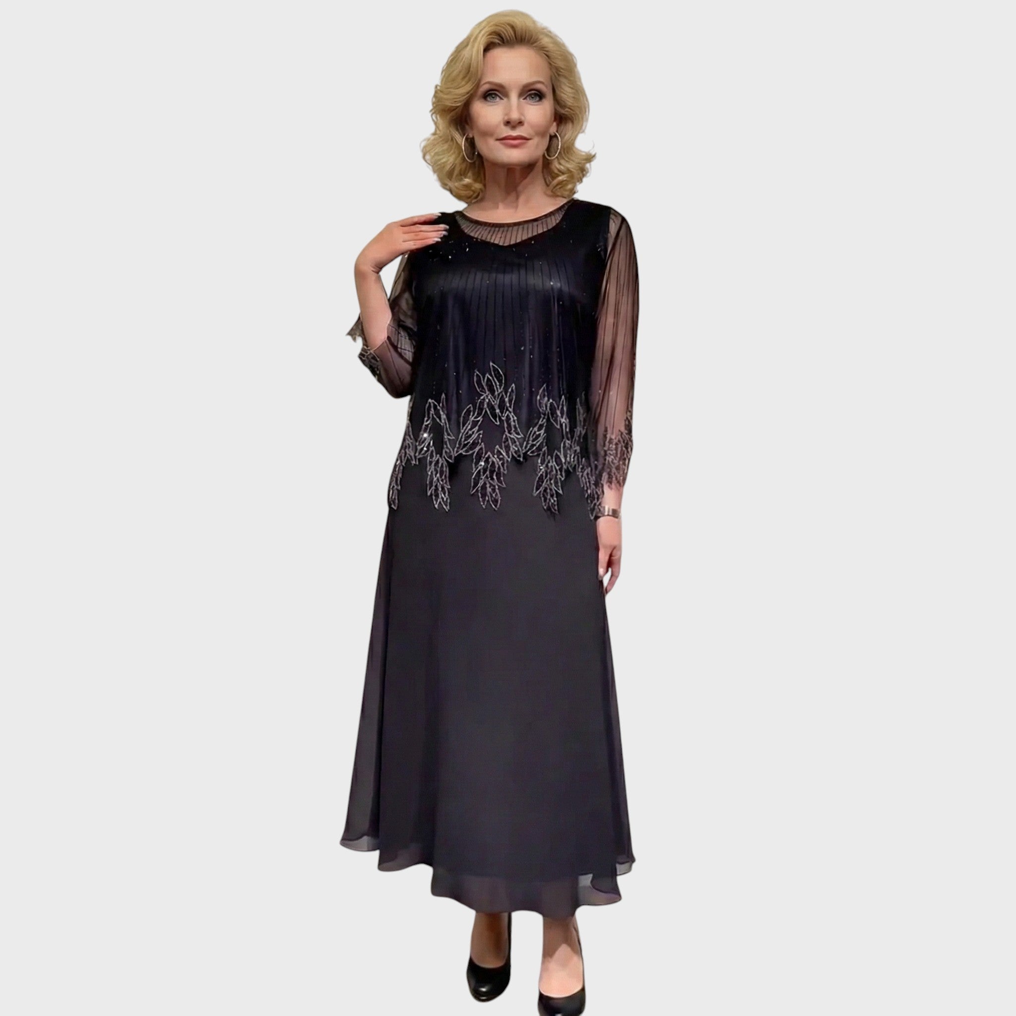 Rochie de seară cu corset din dantelă