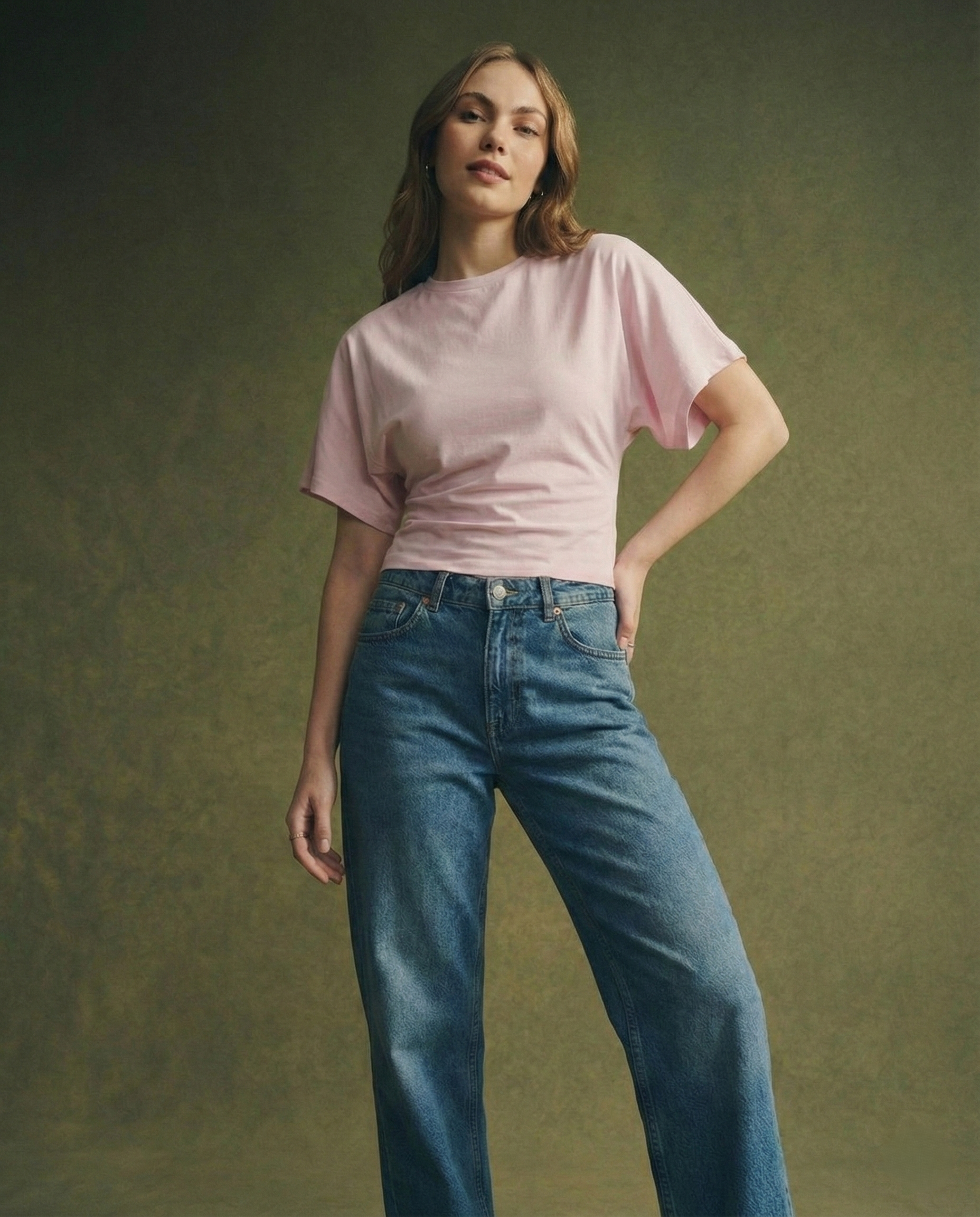Tricou din Bumbac Arden Drape