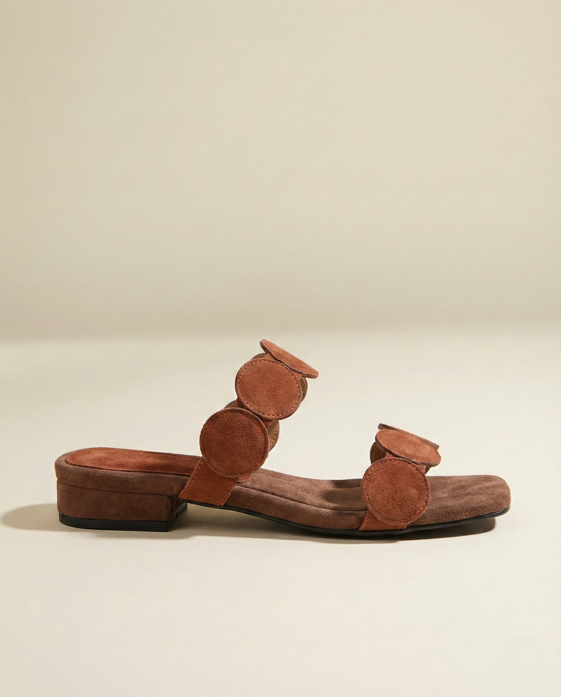 Mule din piele cu textură Croc-embossed Aurelia