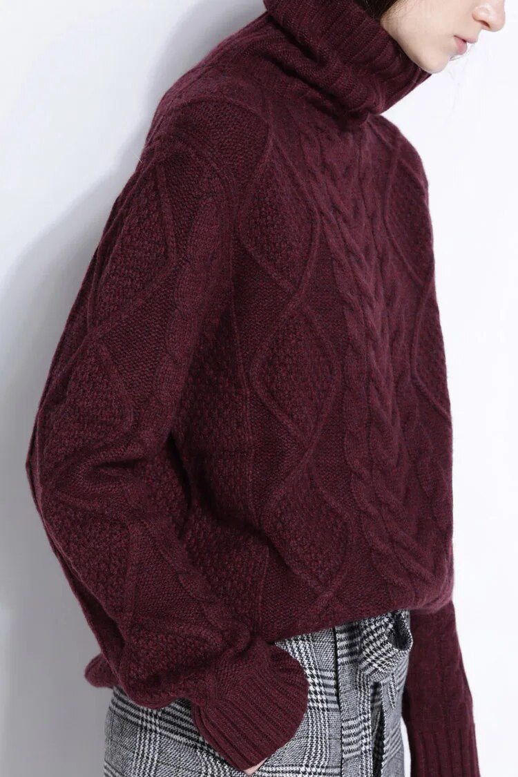 Culoare Turtleneck Kamensky