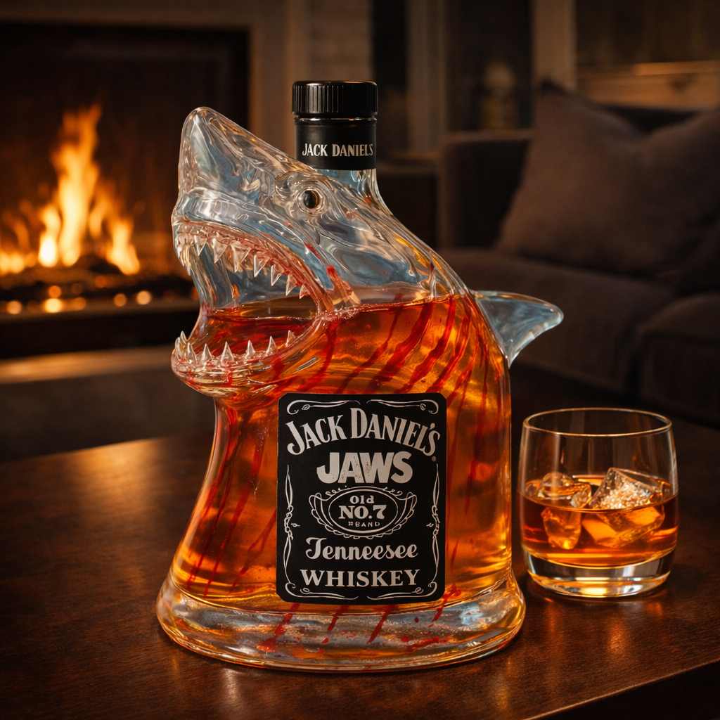 Sticlă de Whisky - Edție Haai