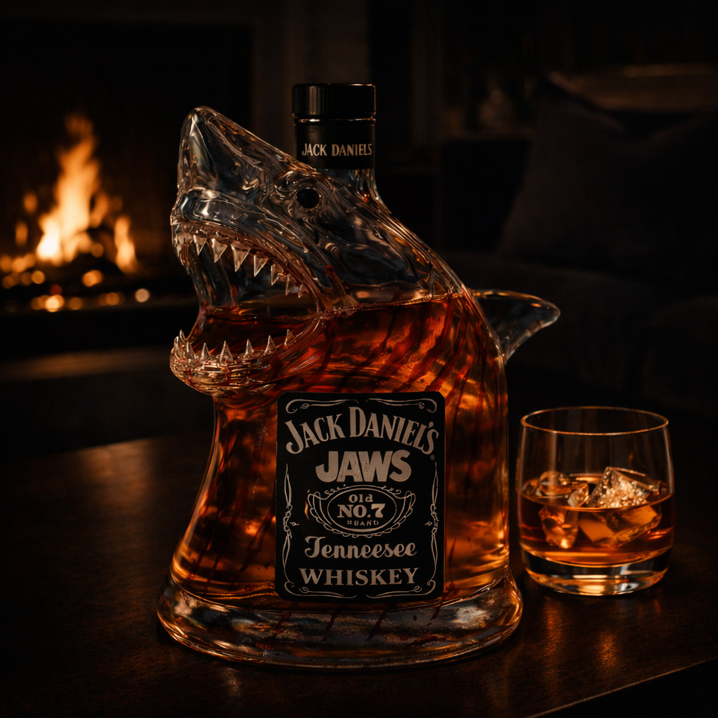 Sticlă de Whisky - Edție Haai
