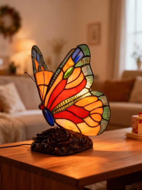 LUMIFLY | Lampă cu motiv de fluture în stil Art Deco