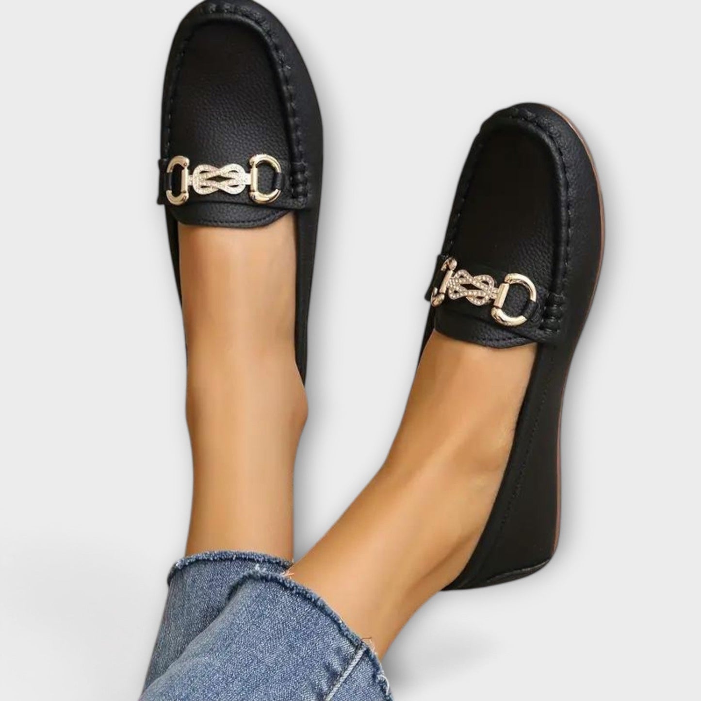 Sára Mocasin Sophisticat Slip-on Clasic din Piele
