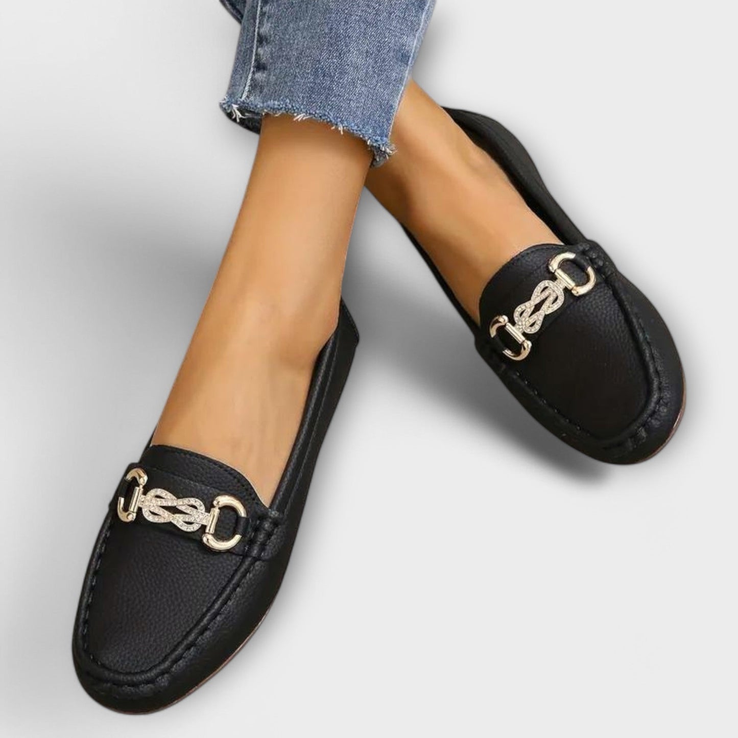 Sára Mocasin Sophisticat Slip-on Clasic din Piele
