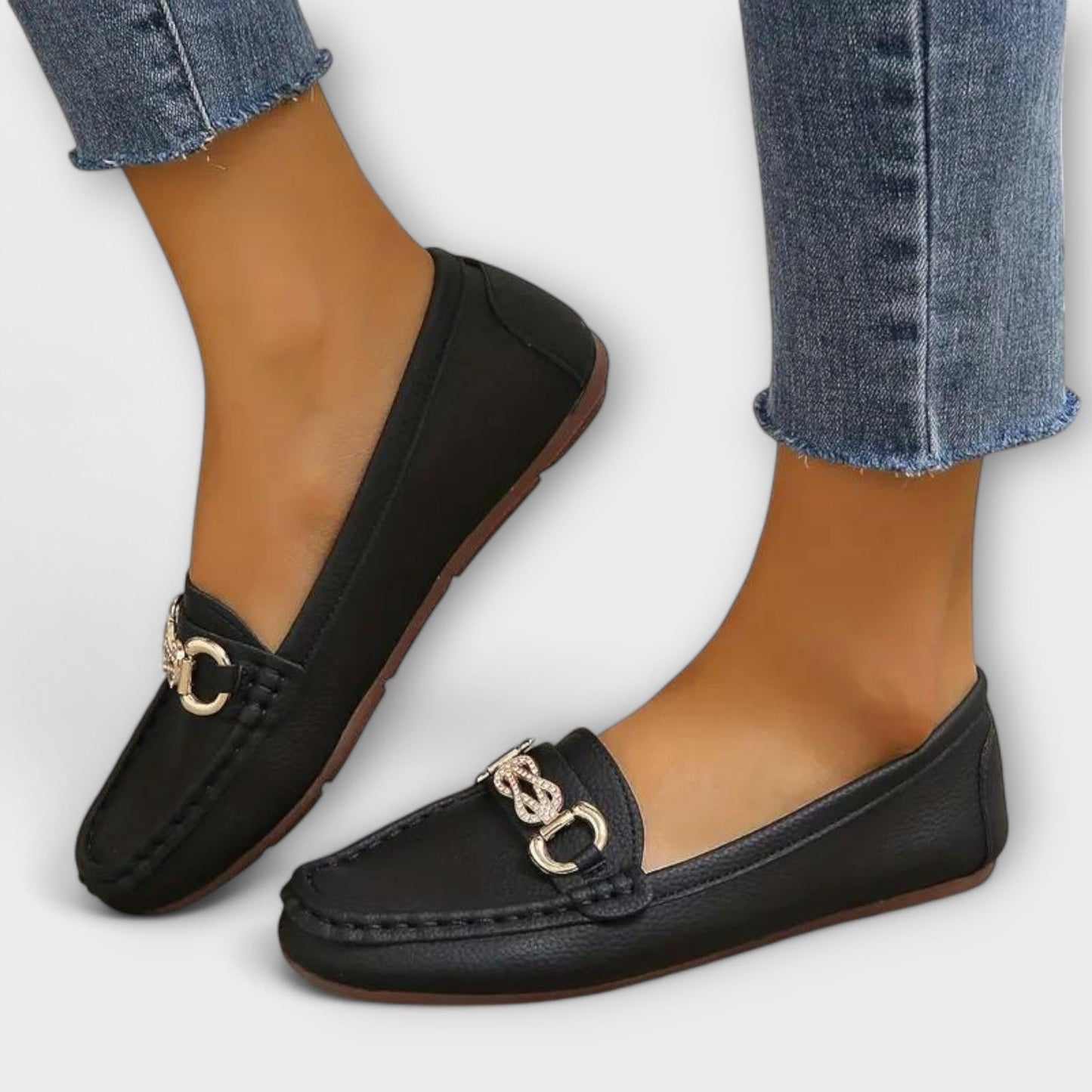 Sára Mocasin Sophisticat Slip-on Clasic din Piele
