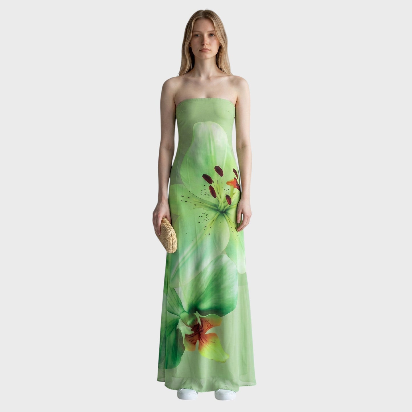 Zephyra - Rochie Maxi Stilată
