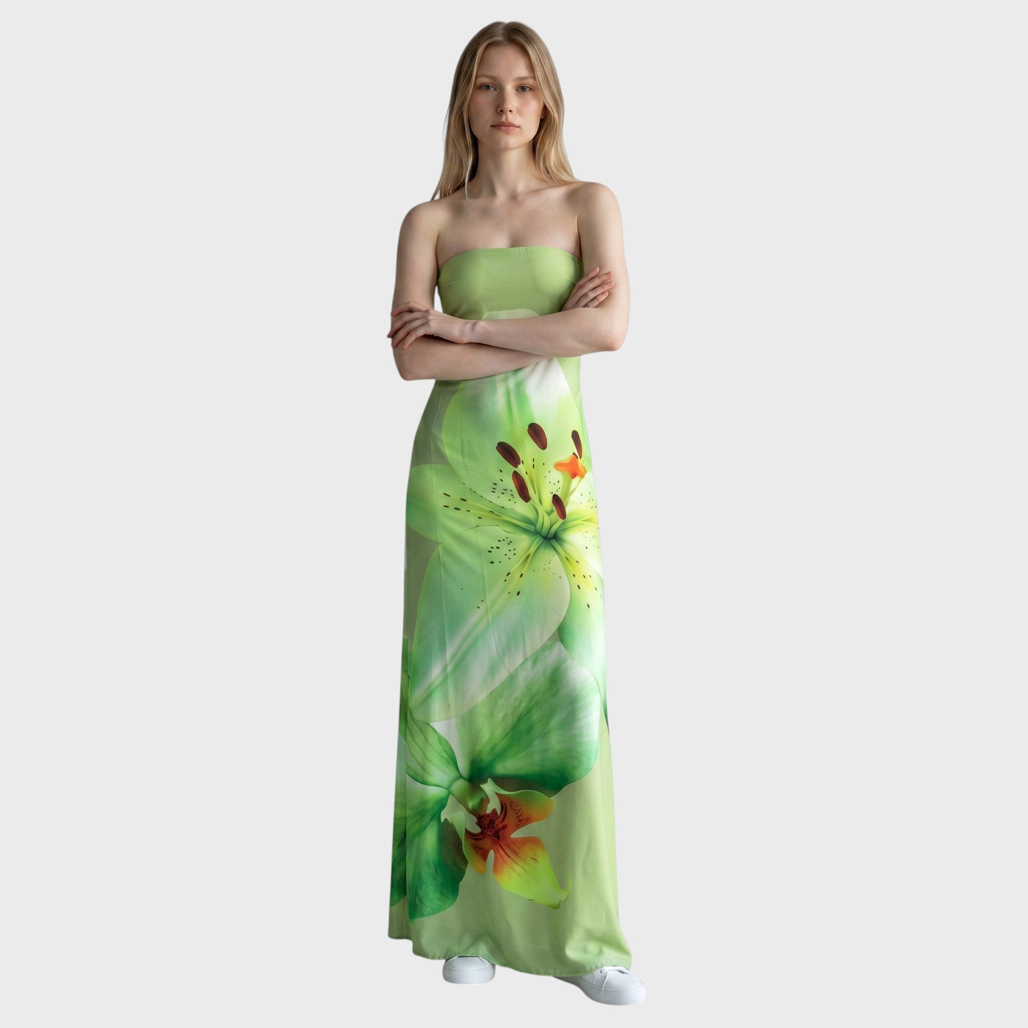 Zephyra - Rochie Maxi Stilată