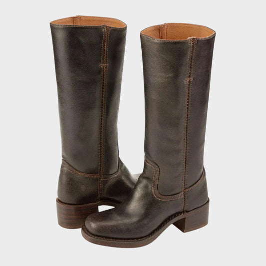 Botine de călărie clasice cu tăietură înaltă