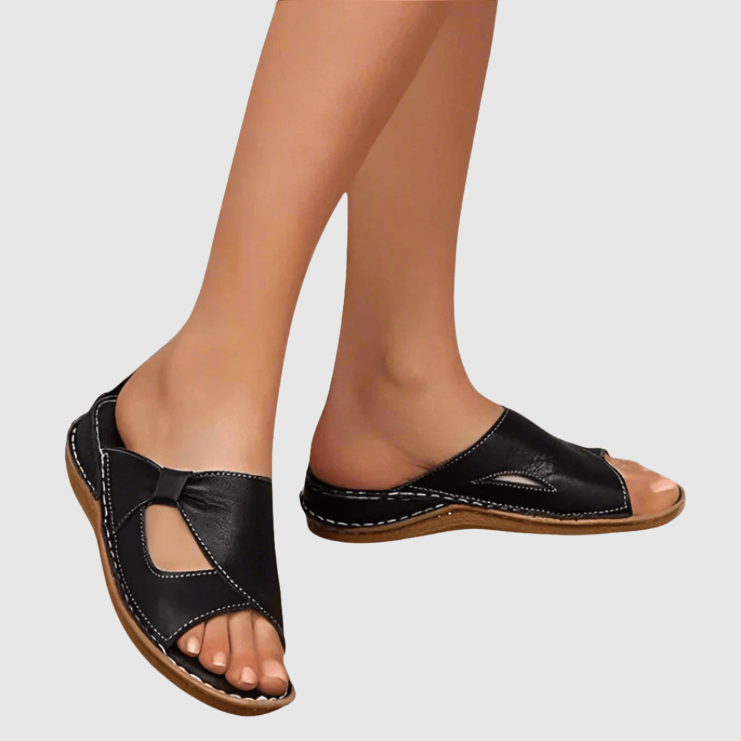 Gaelle - Sandale din piele confortabile