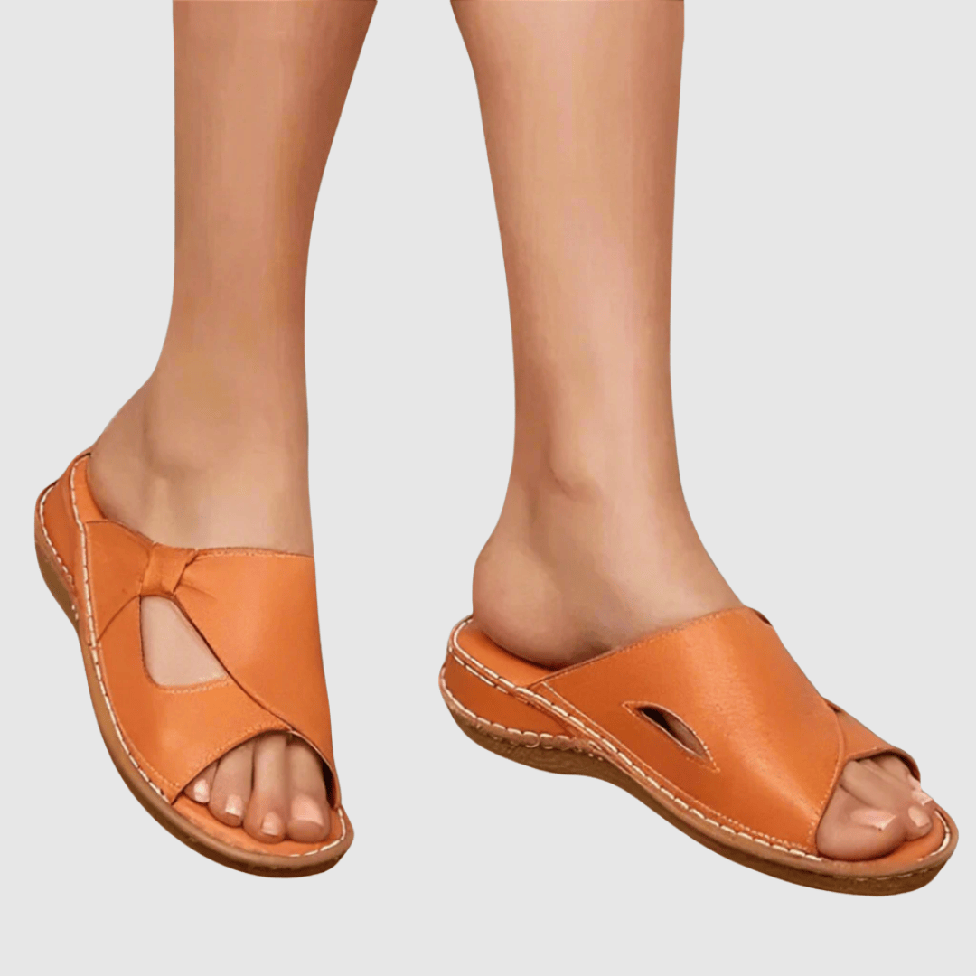 Gaelle - Sandale din piele confortabile