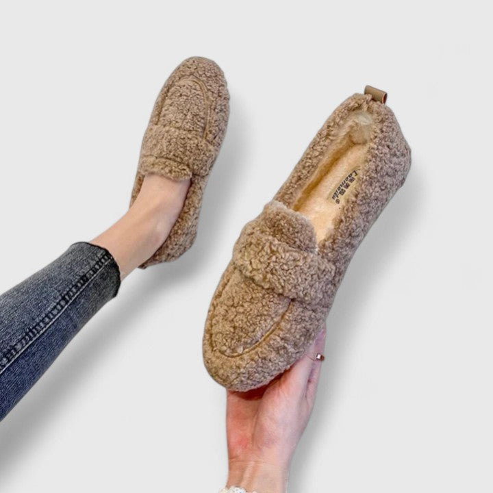 Mocasini Eleganți Lucie cu Înveliș Călduros