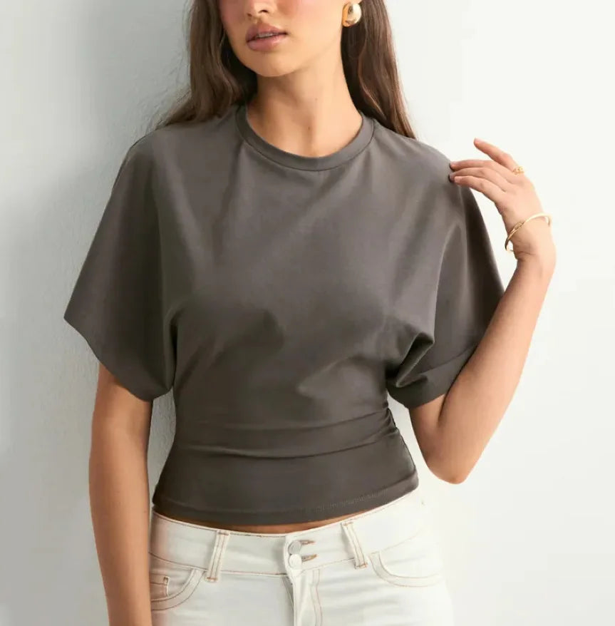 Tricou din Bumbac Arden Drape