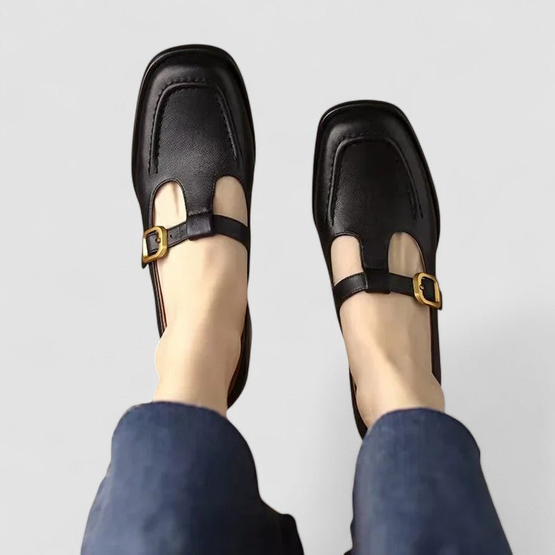 Pantofi Mary Jane cu barete T ortopedice